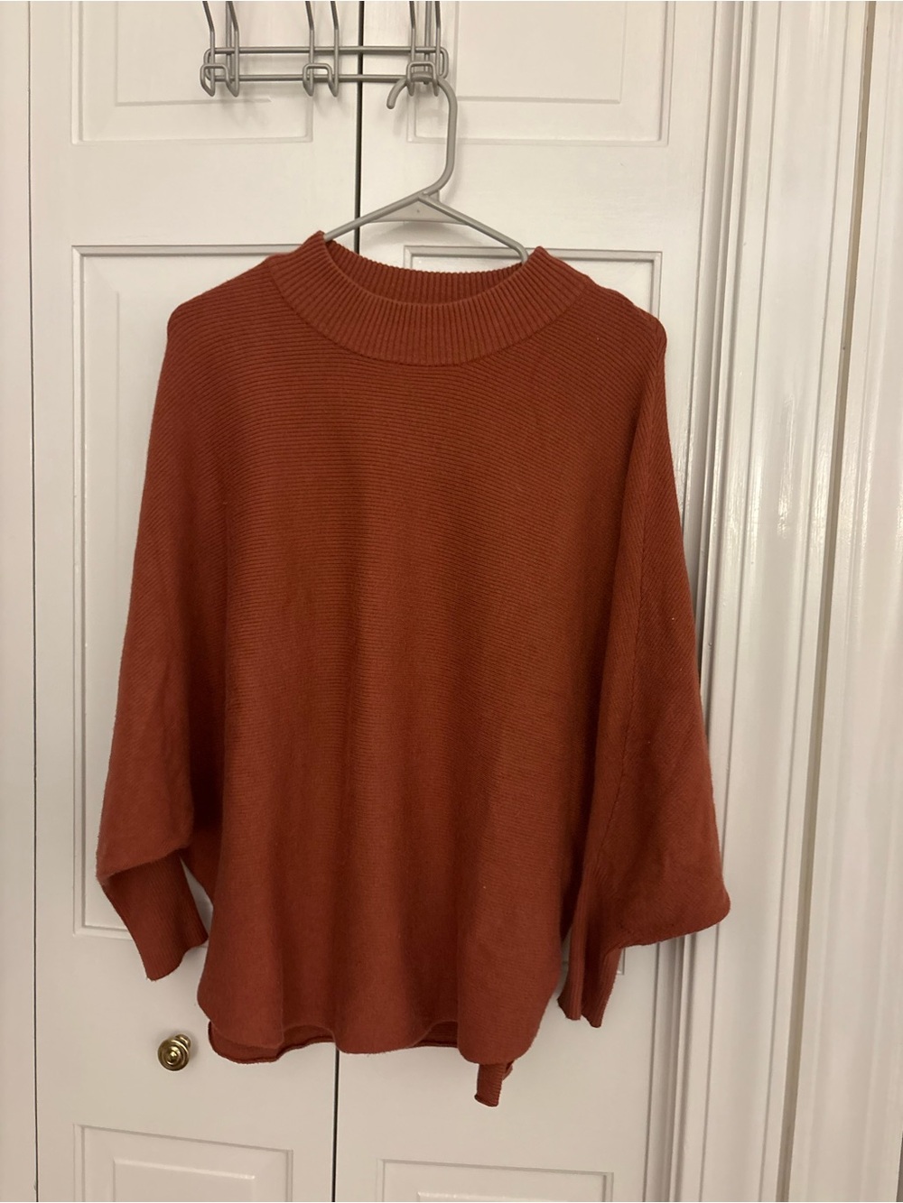 Kerisma Cozy Cowl-Neck Sweater in Rust